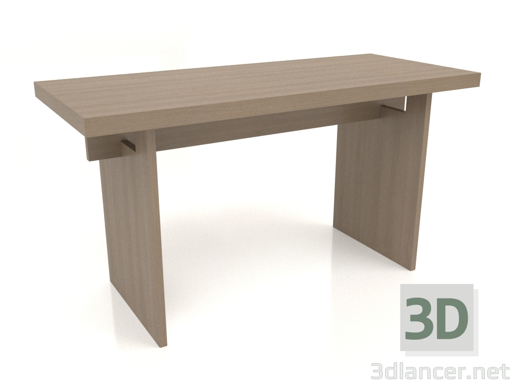 modello 3D Tavolo da lavoro RT 13 (1400x600x750, grigio legno) - anteprima