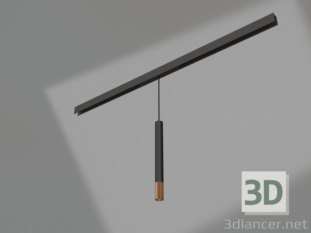 modello 3D Lampada MAG-SPOT-HANG-25-R30-5W Day4000 (BK-GD, 45 gradi, 24V) - anteprima