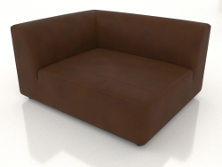 Sofa module corner asymmetrical right (option 2)