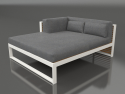 XL modular sofa, section 2 left, artificial wood (Agate gray)