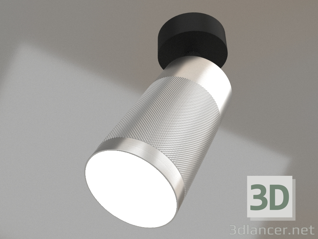 modello 3D Lampada da soffitto Patrone Canopy (ottone nichelato) - anteprima