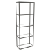 3d model Large rectangular rack (GLASS, 60x30x170, 5 shelves) - preview