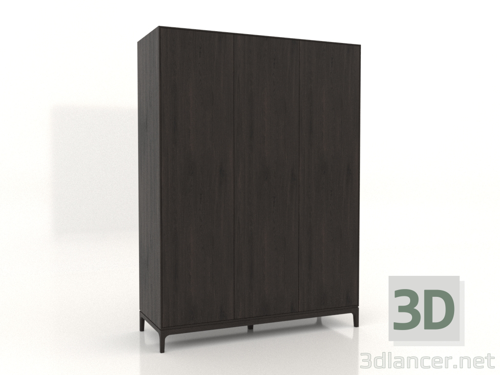 3D Modell Kleiderschrank FARGO 1600x600x2200 mm (Wenge-Eiche) - Vorschau