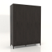 3D Modell Kleiderschrank FARGO 1600x600x2200 mm (Wenge-Eiche) - Vorschau