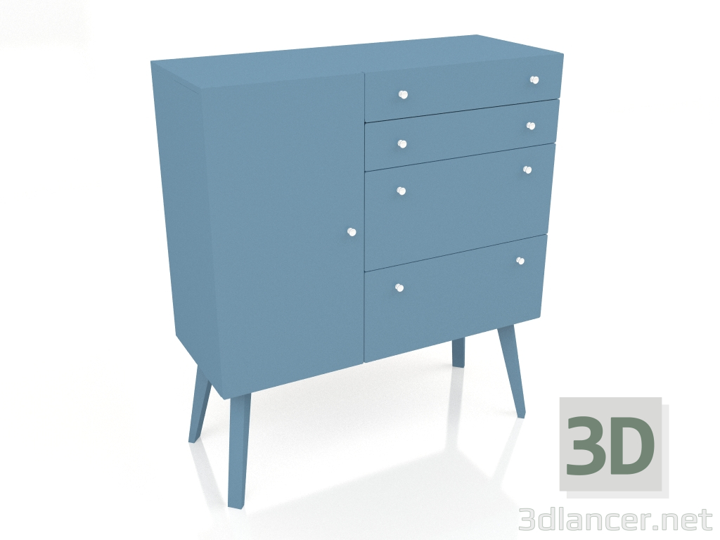 modello 3D Cassettiera grande Lutreola (opzione 6) - anteprima