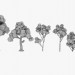 3D LowPoly Ağaçlar Paketi modeli satın - render