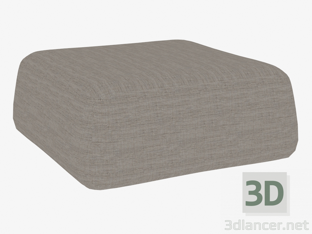 3D modeli Yastıklı tabure - önizleme