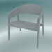 3d model Funda de silla de salón (gris) - vista previa