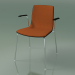 Modelo 3d Cadeira 3935 (4 pernas de metal, acabamento frontal, com braços, bétula preta) - preview