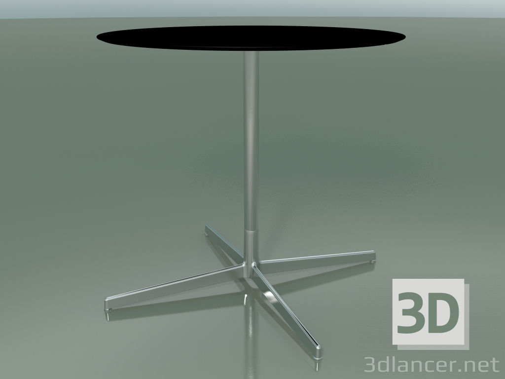 3d model Round table 5554 (H 72.5 - Ø 79 cm, Black, LU1) - preview