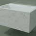 modello 3D Lavabo sospeso (02R142302, Carrara M01, L 72, P 48, H 36 cm) - anteprima