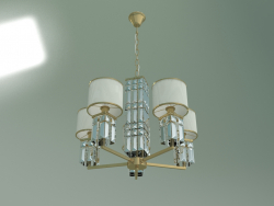Hanging chandelier 10099-5 (gold-clear crystal)