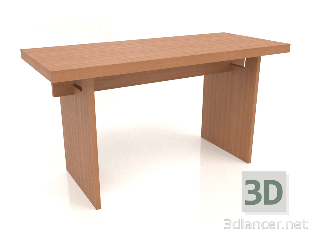 3D modeli Çalışma masası RT 13 (1400x600x750, ahşap kırmızı) - önizleme