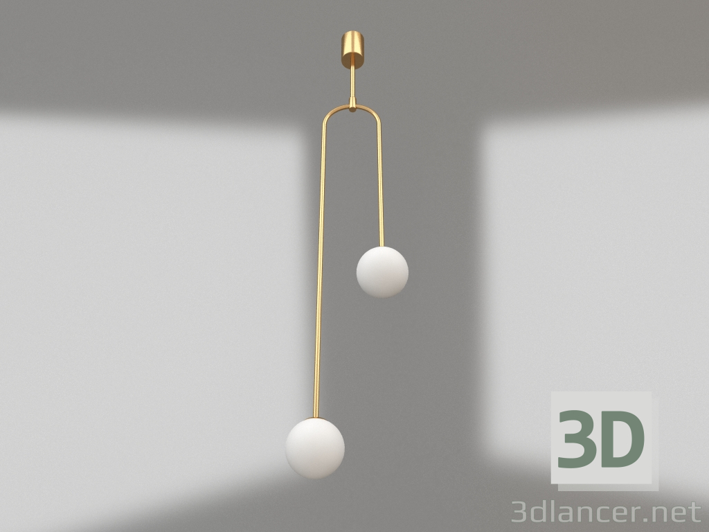 modello 3D Lampada a sospensione bronzo Irene (08488-20,20) - anteprima