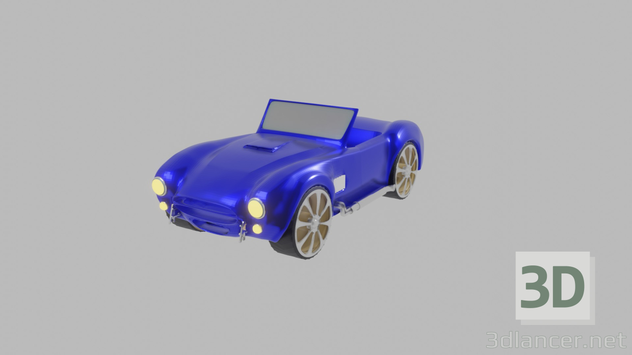 modello 3D Shelby Cobra, macchina, macchina - anteprima