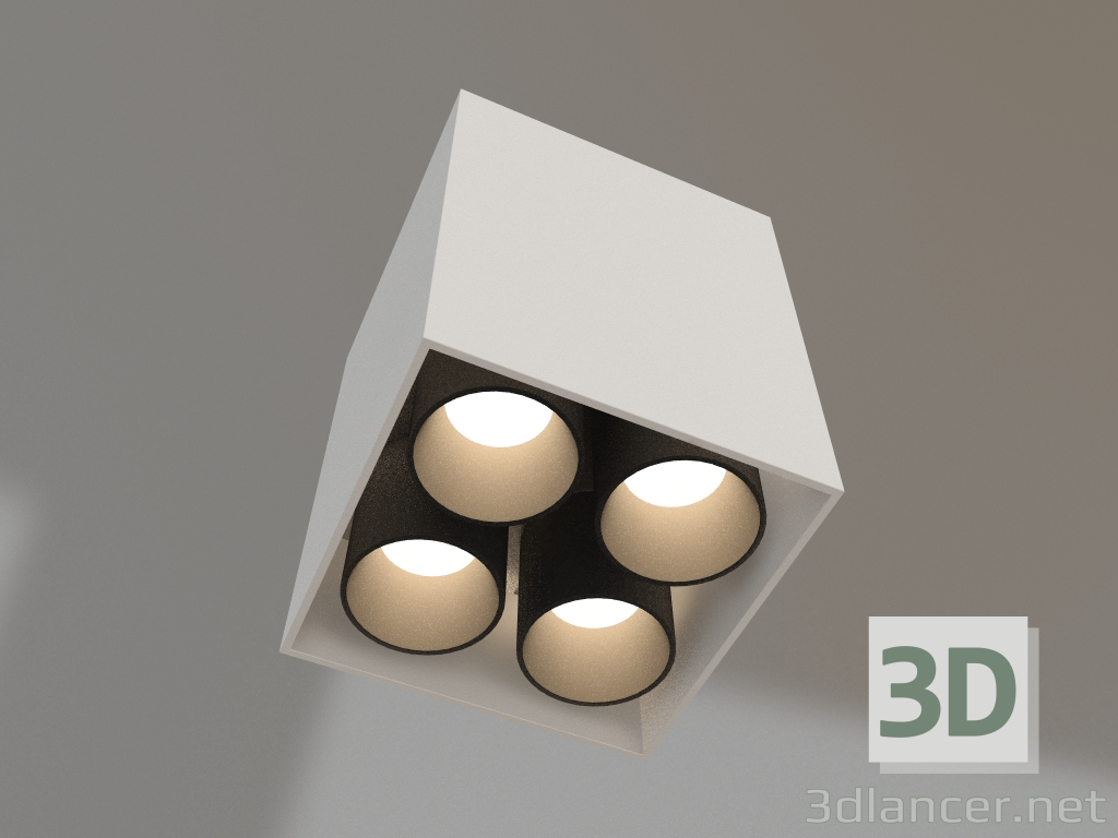 modèle 3D Lampe SP-ORIENT-SURFACE-TC-S65x65-10W Warm3000 (WH, 30 deg, 230V) - preview