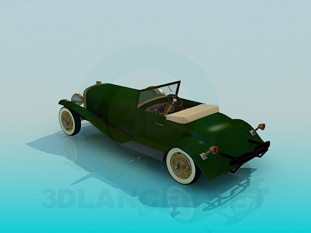 3d модель Раритетний автомобіль – превью 3d модель Раритетний автомобіль – превью