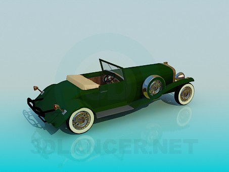 3d модель Раритетний автомобіль – превью 3d модель Раритетний автомобіль – превью