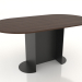 3d model Mesa de comedor OVAL 1600x900 mm (nogal oscuro) - vista previa