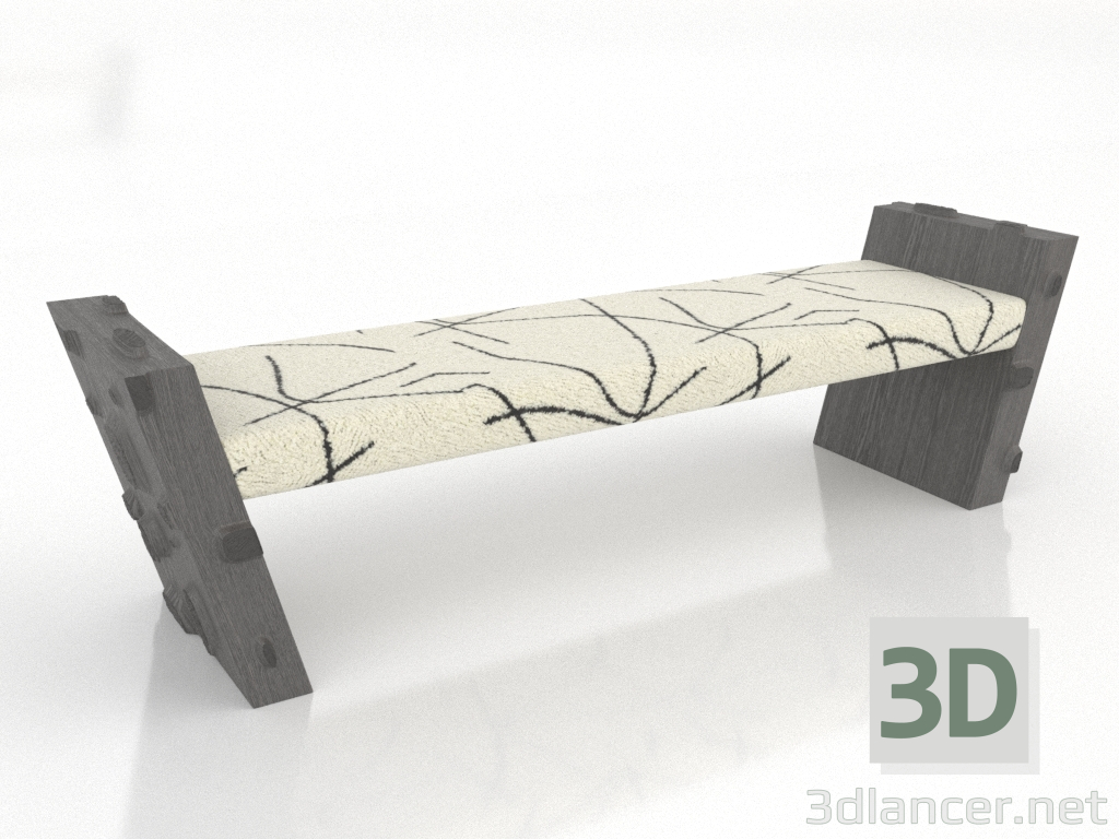 modèle 3D Banc IZZA n° 2 - preview modèle 3D Banc IZZA n° 2 - preview