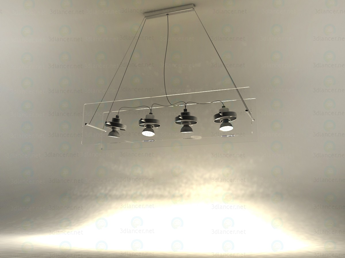 3d модель Подвесной светильник – превью