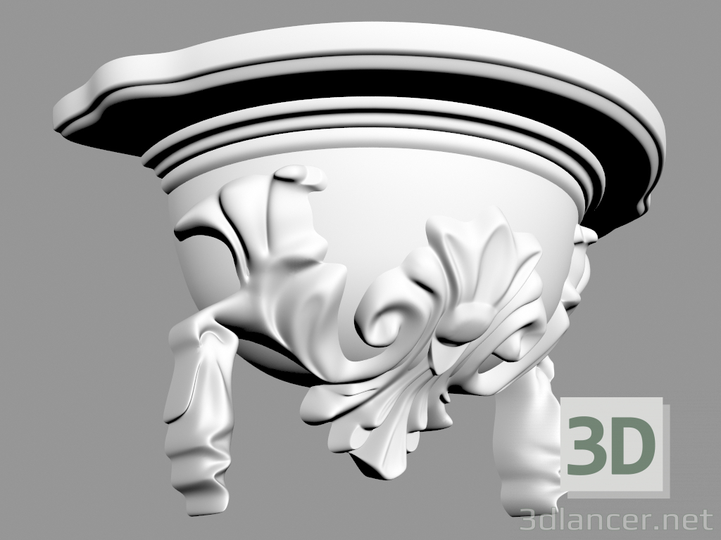 modello 3D Mensola (PL3) - anteprima