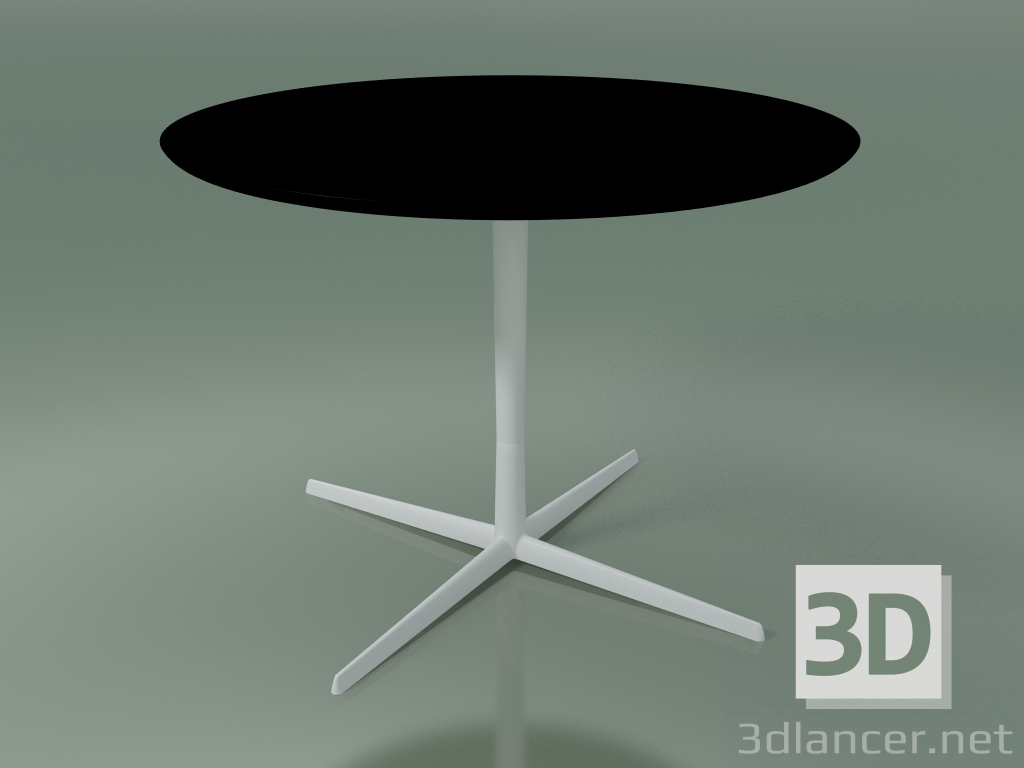 modello 3D Tavolo rotondo 0764 (H 74 - P 100 cm, F05, V12) - anteprima