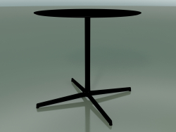 Table ronde 5554 (H 72,5 - Ø 79 cm, Noir, V39)