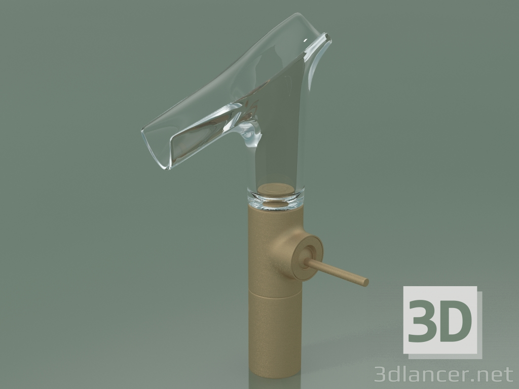 modèle 3D Mitigeur d'évier 220 avec bec en verre (12114140) - preview