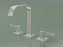 Grifo para lavabo de tres orificios con desagüe (20713670-060010)