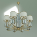 3d model Hanging chandelier 10099-8 (gold-clear crystal) - preview