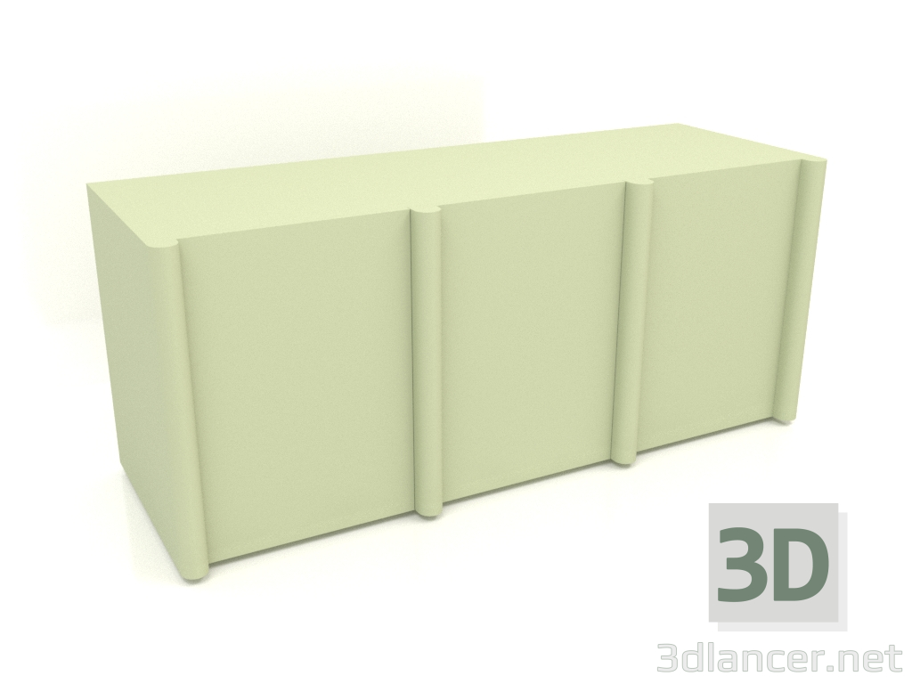 modello 3D Buffet MW 05 (1863х667х800, verde chiaro) - anteprima