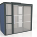 3D modeli Ofis kabini Hako Toplantısı HK08 (2347x1400) - önizleme