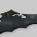 modèle 3D silhouette de chauve-souris - preview