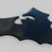 3d model silueta de murciélago - vista previa