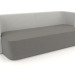 3d model Sofa-bed for 3 people (folded) - preview