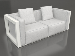 2-Sitzer-Sofa (Achatgrau)