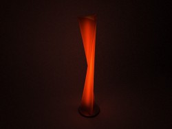 Floor glass lamp
