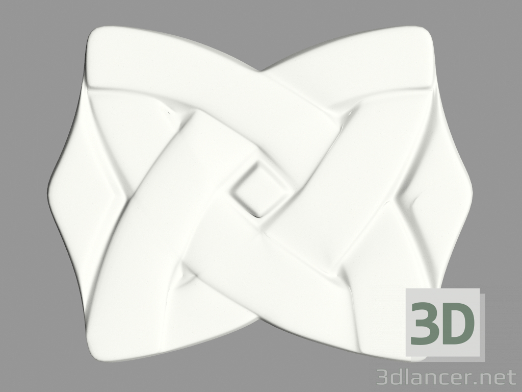 3D modeli 3D çini (№4) - önizleme
