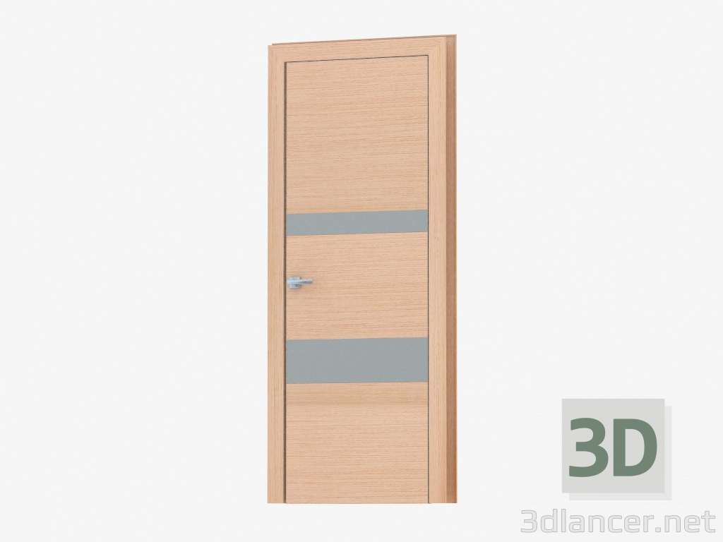 3d модель Дверь межкомнатная (31.31 silver mat) – превью