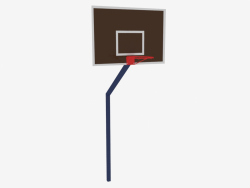 खेल के मैदान बास्केटबॉल रैक (नेट के बिना) (7910)