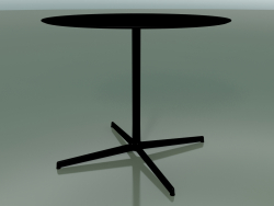 Стол круглый 5555 (H 72,5 - Ø 89 cm, Black, V39)