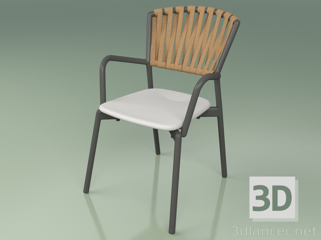 3D Modell Sessel 121 (Metal Smoke, Polyurethanharz Grau) - Vorschau