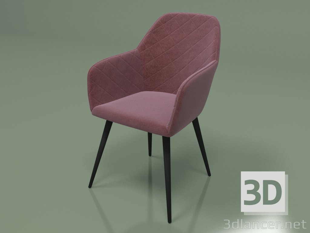 3d model Chair Antiba (pomegranate) - preview