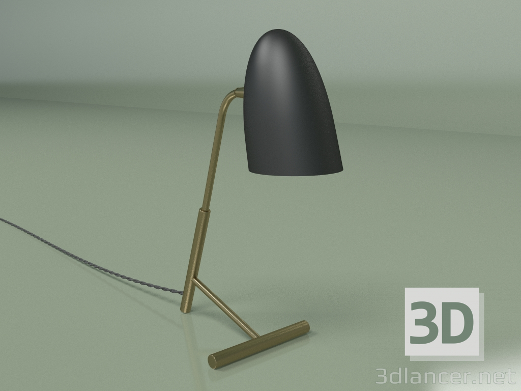 3d model Lámpara de mesa Truman (negro) - vista previa