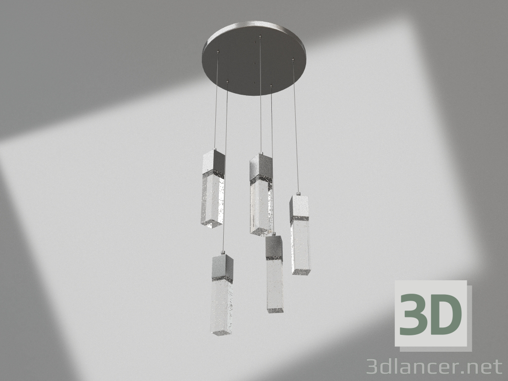 3d model Hanger on circle Aqua chrome (08510-5A) - preview