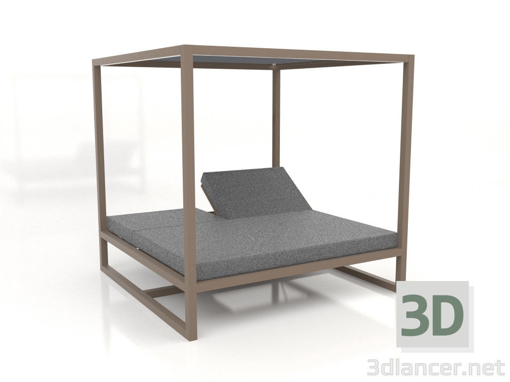 modello 3D Contratto divano rialzato (Bronzo) - anteprima