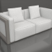 Modelo 3d Sofá de 2 lugares (cinza quartzo) - preview