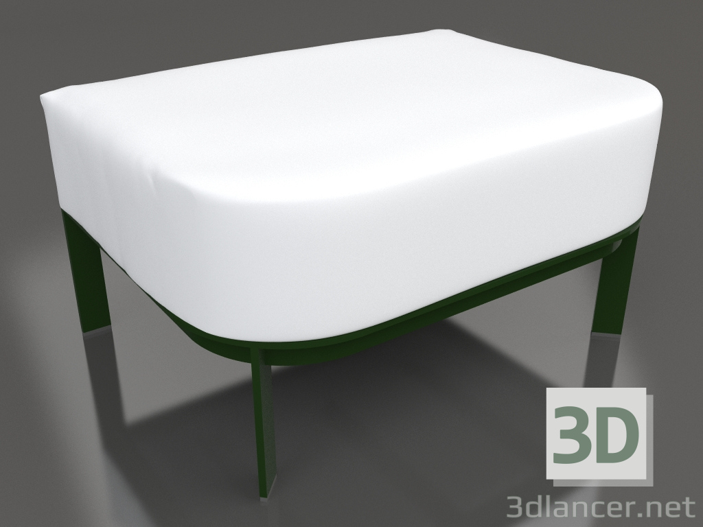 3 डी मॉडल कुर्सी के लिए पाउफ (बोतल हरा) - पूर्वावलोकन