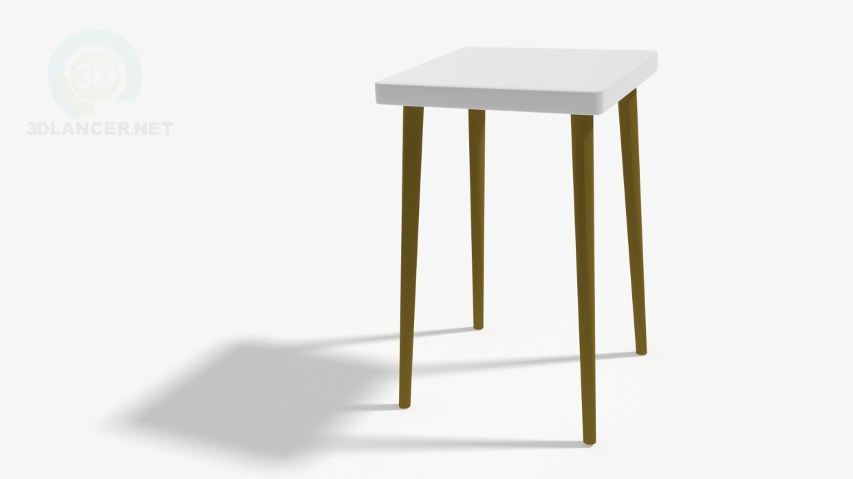 3d model stool - preview